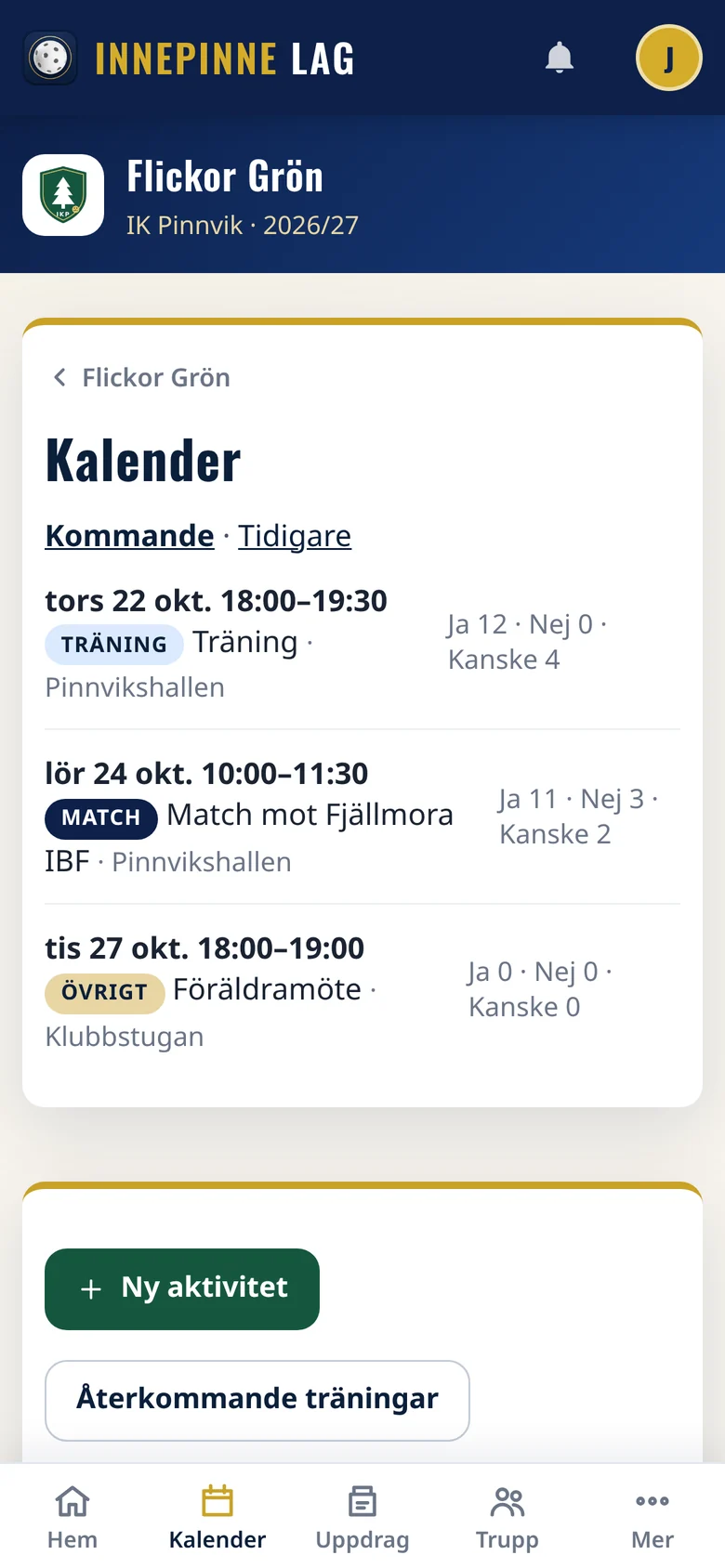 Calendar